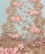 Blush Pink 3D Wide Floral Sequin & Mesh Lace Trim for Table Runner 13"